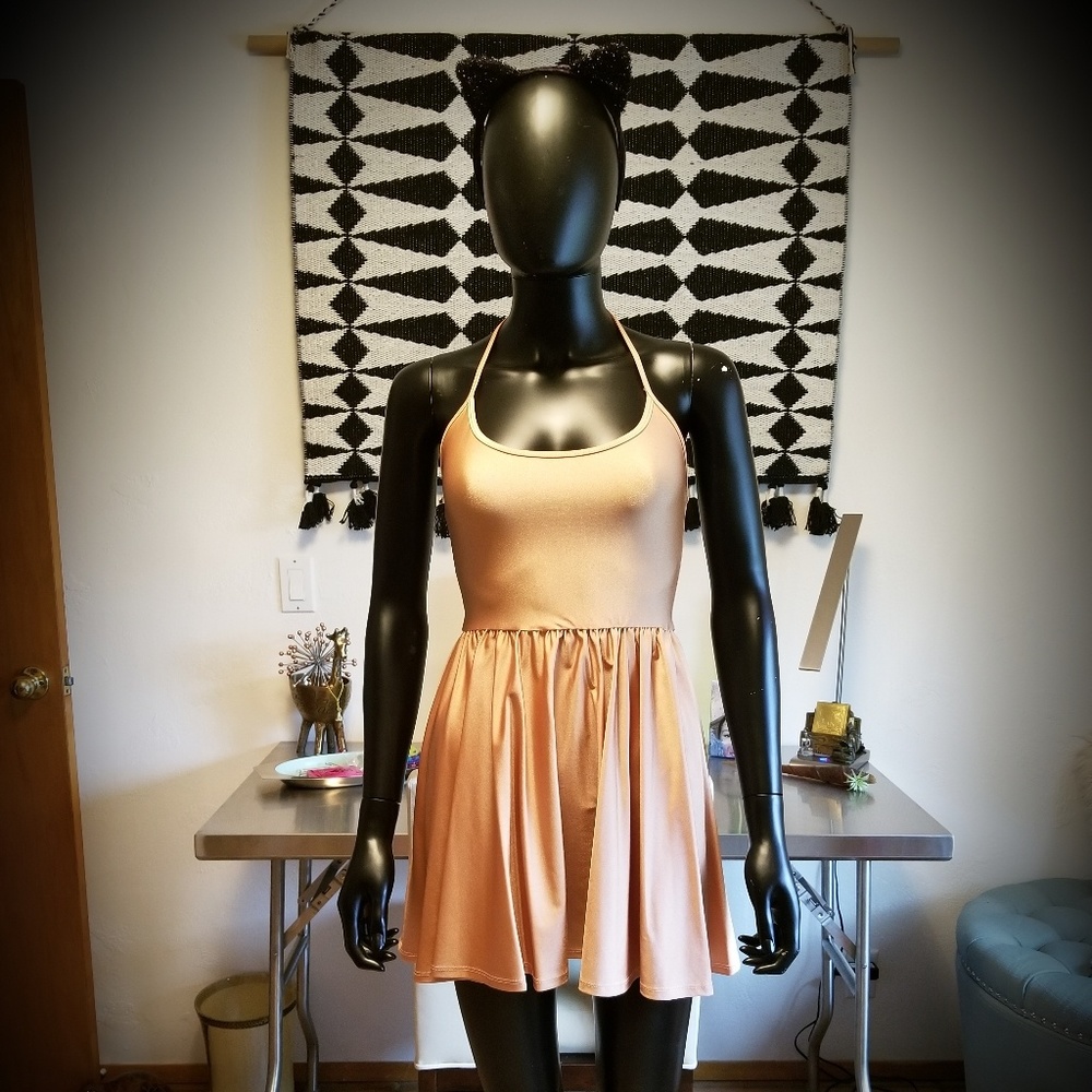 AMERICAN APPAREL MINI SKATER DRESS